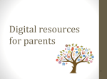 Digital resources for parents