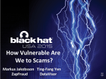 How Vulnerable Are We to Scams?
