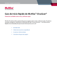 Guía de Inicio Rápido de McAfee® VirusScan®