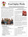 Food Safety Works Newsletter - Winter 2009