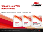 Capacitación VMS Herramientas