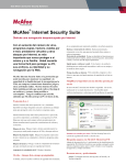 McAfee Internet Security Suite