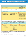 Do you or someone you know have hepatitis C?