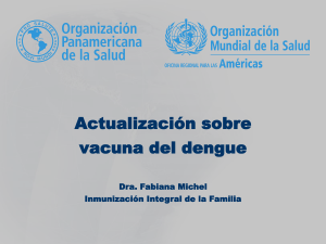 Desarrollo de vacuna contra dengue