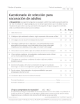 Screening Questionnaire for Adult Immunization
