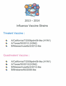 Influenza Vaccine - San Joaquin County Office of Education