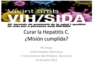 Tratamiento del VHC Genotipo 1 con SOF/LDV (Harvoni)