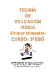 Teoría de Educación Física 3º ESO Primer trimestre IES Las Salinas