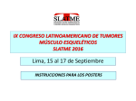 ix congreso latinoamericano de tumores músculo