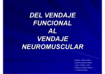 del vendaje funcional al vendaje neuromuscular