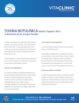 TOXINA BOTULÍNICA (Botox® Dysport®, Btx