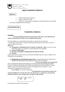 Propiedades Coligativas