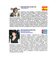 MARIA JOSÉ PÉREZ ALVAREZ PhD. mj.perez@uam.es Licenciada