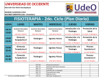 Plan Diario - Universidad de Occidente, Extensión San Pedro