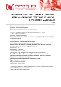 DIAGNOSTICO ESTETICO FACIAL Y CORPORAL. IMPP0208