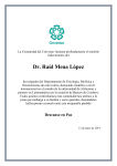 Dr. Raúl Mena López