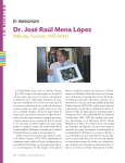 In memoriam Dr. José Raúl Mena López
