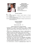 Nombre Profesor: Eduardo Ramírez San Juan Investigador Titular