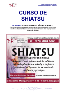 shiatsu - Instituto Aragonés de Osteopatía