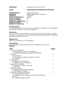 fisiologia de animales acuáticos
