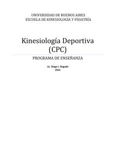 Kinesiología Deportiva (CPC)
