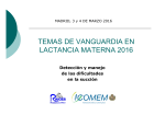 Temas de Vanguardia 2016 MADRID PROGRAMA E INSCRIPCION