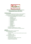 Programa del Curso 2012-2013