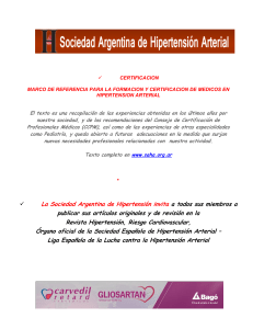 Junio 2012 - Sociedad Argentina de Hipertensión Arterial