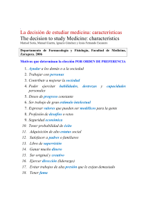 motivos para estudiar Medicina