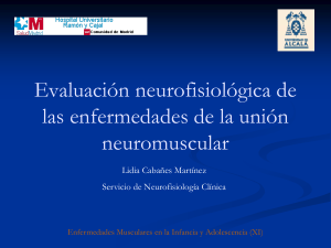 Evaluación neurofisiológica de las enfermedades de la unión