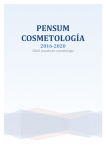 pensum cosmetologia