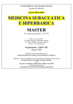 Diploma de Medicina Subacuatica e Hiperbarica