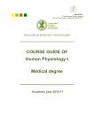 COURSE GUIDE OF Human Physiology