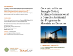 Concentracio n en Energía Global, Arbitraje Internacional y Derecho