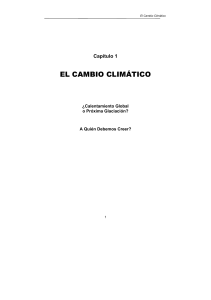 El Cambio Climático