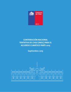 CONTRIBUCIÓN NACIONAL TENTATIVA DE CHILE (INDC)