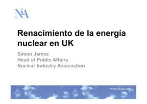 Renacimiento de la energía nuclear en UK