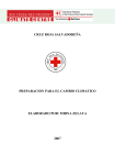 cruz roja salvadoreña preparacion para el cambio climatico