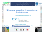 Urban and coastal environments…