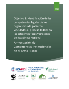 Armonización de Competencias Institucionales en el Tema REDD+