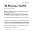 CGI en The Wall Street Journal 6 de mayo, 2013 Clinton anuncia la