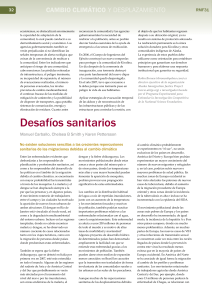 Desafíos sanitarios