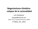 Negacionismo climático: colapso de la racionalidad