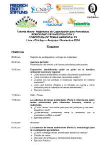 Programa del taller