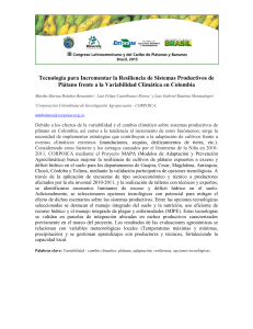 Tecnolog&iacute;a para Incrementar la Resiliencia de Sistemas Productivos