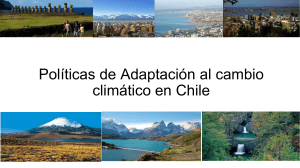 Diálogo sobre las contribuciones nacionales de Adaptación Chile