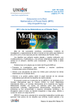 Educación en la red: Mathematics of Planet Earth (MPE)