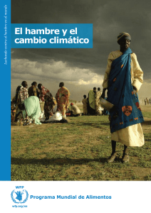 El hambre y el cambio climático