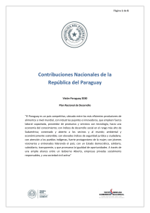 Contribuciones Nacionales de la República del Paraguay