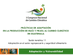 título de la ponencia - Cambio Climático Guatemala